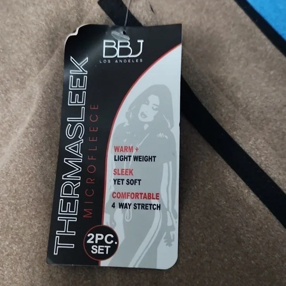 Thermasleek microfleece 2 piece outfit sz. XL NWT - Picture 3 of 4